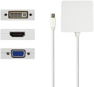 تصویر eWINNER Mini Displayport to HDMI/DVI/DP or to HDMI/DVI/VGA 3-in-1 Converter cable compatible with Apple macbook (VGA HDMI DVI) 