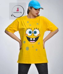 تصویر تیشرت لانگ فانتزی سایز فری رنگ سبز خرس 