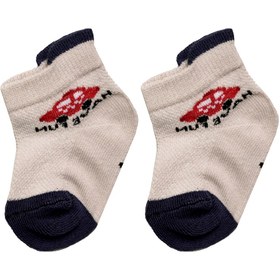 تصویر جوراب کش ساده نوزادی کد 48 