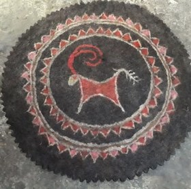 تصویر نمد گرد یک متری کد 10497 