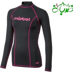 تصویر راشگارد آستین بلند زنانه برند Mistral کد ۵ Rash Guard ،Skin Suit ،Lycra suit