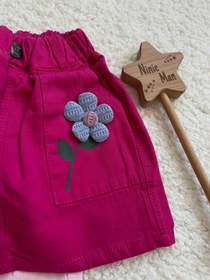 تصویر دامن کتان دخترانه 