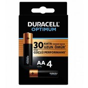 تصویر باتری قلمی دوراسل مدل Optimum بسته ۴ عددی 