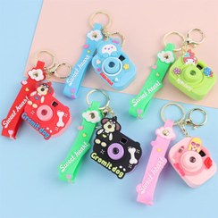 تصویر جاکلیدی سیلیکونی طرح دوربین Keychain Pendant