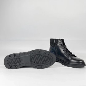 تصویر بوت چرم مردانه چرم مدل LE1004(چرم طبیعی) 