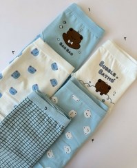 تصویر شورت عروسکی زنانه طرح خرسی آبی 