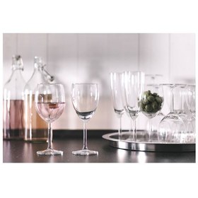 تصویر گیلاس ایکیا مدل SVALKA بسته 6 عددی IKEA SVALKA Glass, clear glass