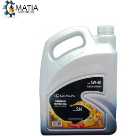 تصویر روغن موتور لکسوس 5W-40 چهار لیتری LEXUS 5W40 SN ENGINE OIL 4Lit