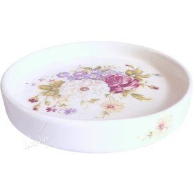 تصویر بشقاب کودک مدل باغ گل 