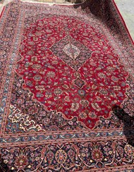تصویر فرش ۱۲متری دستبافت لاکی کاشان 