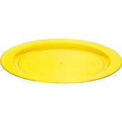 تصویر بشقاب یکبار مصرف الماس مدل رین بوو بزرگ پیکنیک 