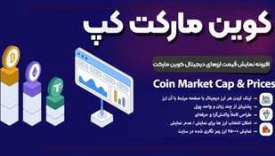 تصویر افزونه قیمت لحظه‌ای رمزارز وردپرس | افزونه Coin Market Cap & Prices 