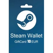 تصویر گیفت کارت ۱۰ یورو استیم (اروپا) Steam 10€ Gift card (EUR)