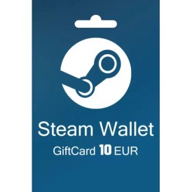 تصویر گیفت کارت ۱۰ یورو استیم (اروپا) Steam 10€ Gift card (EUR)