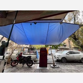 تصویر سایبان خودرو و حیاط سایز ۹ متری 