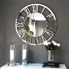 تصویر ساعت دیواری پدیده شاپ مدل Hermes آینه 