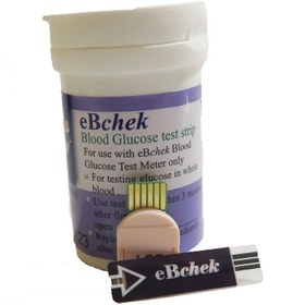 تصویر دستگاه تست قند خون ای بی چک ا EB chek Blood glucose meter kit EB chek Blood glucose meter kit