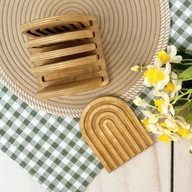 تصویر زیر لیوانی رنگین کمانی 