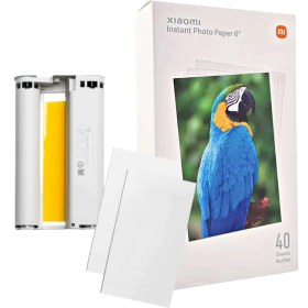 تصویر کاغذ دیجیتال پرینتر شیائومی مدل Xiaomi Instant Photo Printer Paper Xiaomi Instant Photo Printer Paper 6Inch