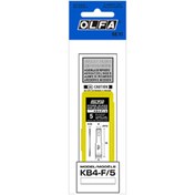 تصویر تیغ سرتخت کاردکی الفا مدا OLFA KB4-F/5 بسته 5 عددی OLFA Cutter Blades KB4-F-5