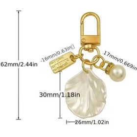 تصویر جاکلیدی فانتزی گل و پاپیون 