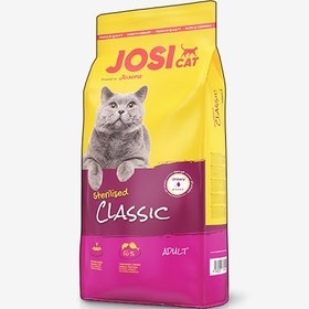 تصویر غذای گربه جوسی کت عقیم شده و یورینری طعمJosi cat classic (مرغ و ماهی) 