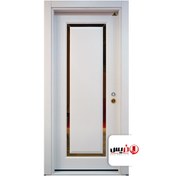 تصویر درب اتاق روکش mdf پی وی سی کد 11 