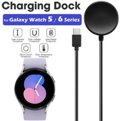 تصویر کابل شارژر ساعت هوشمند سامسونگ Galaxy Watch 6 40 mm Portable Charge Dock for Samsung Galaxy 6 40mm