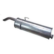 تصویر منبع مياني اگزوز با لوله، 405، پارس، سمند(تك قلاب) (آلومينايز) پژو 405 شرکتی اصل ایساکو 