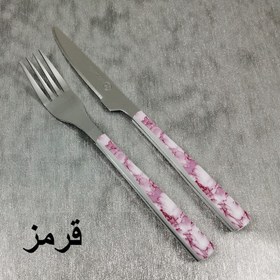 تصویر سرویس کارد و چنگال میوه خوری 12 پارچه ام جی مدل STAR 