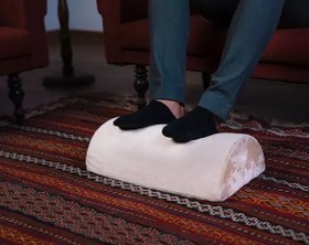 تصویر زیرپایی ارگونومیک مخمل - باراد Ergonomic Footrest - barad