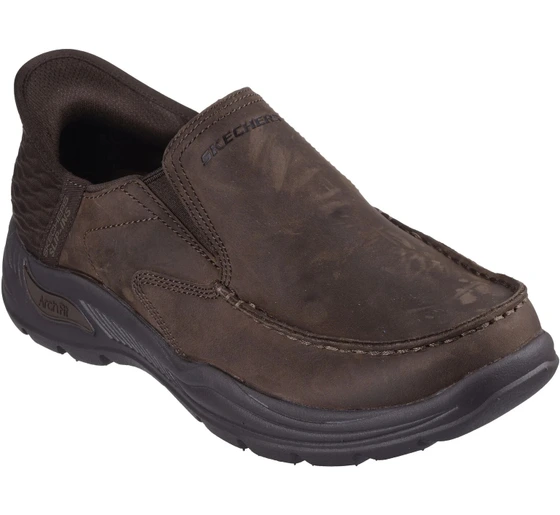 خرید و قیمت کفش چرم مردانه اسکچرز Skechers 205204-bbk | ترب