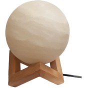 تصویر آباژور سنگ نمک مدل گوی نارنجی مدل 508133 