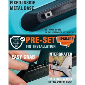 تصویر پدل بورد بادی اسکاتینگر مدل Octopus 11′ 