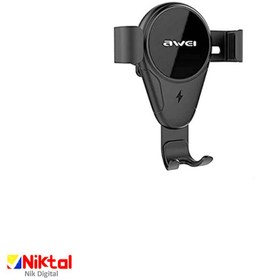 تصویر Awei CW3 Wireless Car Charger and Holder شارژر و پایه نگه دارنده موبایل اوی 