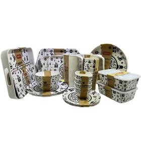 تصویر سرویس بامبو 31 پارچه کریسمس 