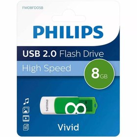 تصویر فلش مموری Philips Vivid 8GB Philips Vivid