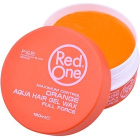 تصویر واکس مو نارنجی 150میل ردوان ا Red One Orange Aqua Hair Wax 150ml Red One Orange Aqua Hair Wax 150ml