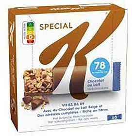 تصویر غلات بار اسپشیال کی Kellogg’s special K شیر کاکائویی بسته 6 عددی تاریخ 2024/05/24 