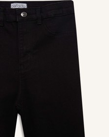 تصویر شلوار جین جذب زنانه مشکی دفکتو 