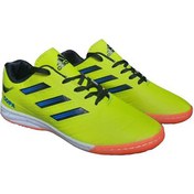 تصویر کفش فوتسال آدیداس کوپا سایز ۳۰-۴۵ رنگ فسفری دور دوخت 