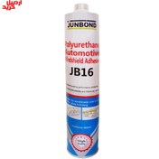 تصویر چسب پلی اورتان کارتریج مشکی جانباند مدل junbond black polyurethane automotive windshield adhesive 300ml – jb16 