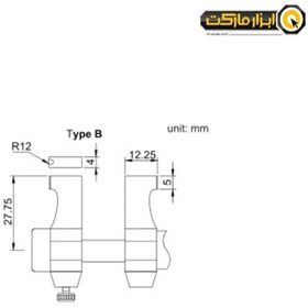 تصویر میکرومتر 50-25 میلی متر داخل سنج آکاد مدل 01-002-351 