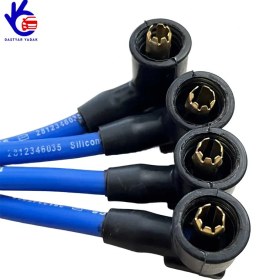 تصویر وایر شمع تقویتی تیبا سر سیم برنج کابل ۸ بوبین‌دار ابریشمی 