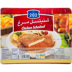 تصویر 202 شنیسل مرغ 500گرم 
