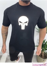 تصویر تی شرت مردانه مارک دار برند JACKS MAN رنگ مشکی کد ty97705297 