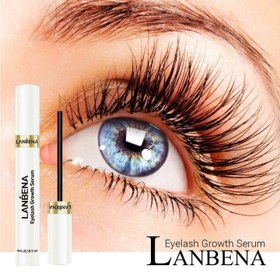 تصویر سرم تقویت مژه لنبنا حجم 4 میلی لیتر تقویت کننده مژه و ابرو eyelash nourishing serum 4 میل برند لنبنا | Lanbena