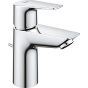 تصویر شیر روشویی پایه کوتاه گروهه GROHE مدل Bauedge کد 23328001 GROHE BauEdge Single-control basin mixer S-Size