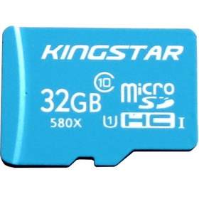 تصویر کارت حافظه microSDHC کینگ استار مدل KingStar 580X استاندارد U1 ظرفیت 32 گیگابایت 