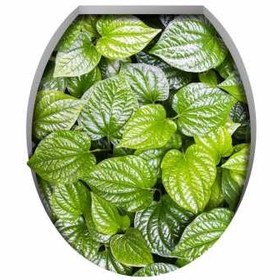تصویر استیکر سه بعدی ژیوار طرح گیاهان سبز 
